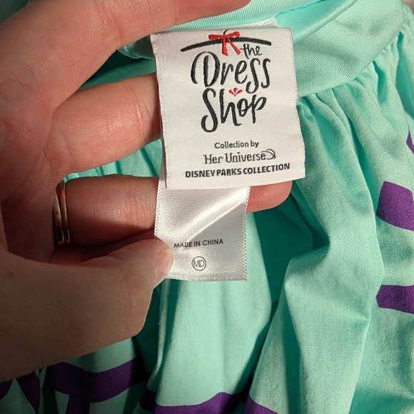 Her Universe Aqua and Purple Skater Skirt - Picture 2 of 2